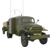 Miniart 35418-1 :3 5 - US Ejército K-51 Radio Camión W/K-52 Trailer. Interior