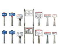 Miniart - french concrete road signs 1930-40s. north & east 1/35 - miniart 35674