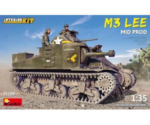 MiniArt MIN35209 1:35-M3 Lee Mid Prod. Kit Interior
