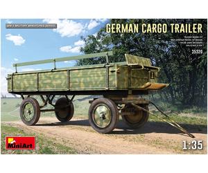 MiniArt MIN35320 1:35-German Cargo Trailer Scale Model kit, Un (Importación USA)