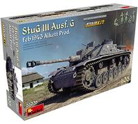 MiniArt MIN35335 1:35-StuG III Ausf G Feb 1943 Alkett Prod, Int Kit Modelo a escala, sin pintar