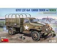 MiniArt MIN35389 1:35-1.5t 4x4 G7117 Camión de Carga con Kit de Modelo de Escala, sin Pintar
