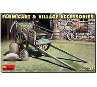 MiniArt MIN35657 - Carro de granja 1:35 con accesorios de aldea a escala