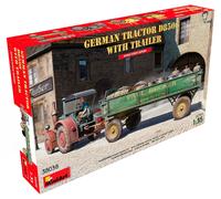 (MIN38038) - Miniart 1:35 - German Tractor D8506 with Trailer