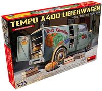 MiniArt MIN38049 1:35-Tempo A400 Lieferwagen, Veg Delivery Van Scale Kit