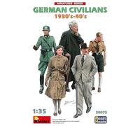 MiniArt MIN38075 1:35-Germany Civiles 30-40s (cabeza de resina) Kit de modelo a escala