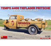 Maqueta Furgoneta Tempo A400 Cargador Pritsche 3-wheel Beer Delivery Truck