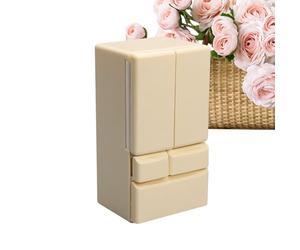 Miniatura Cocina - Doble Puerta Muebles Casa Muñecas, Escala Juguete Productos Cocina, Cumpleaños Niños Navidad Regalo | Detallado Escala Doce Modelo Fomenta Juego Imaginario Niñas Niños Pa