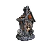 Miniatura de Casa Encantada de Halloween Pequeña Estatua Aterradora de con