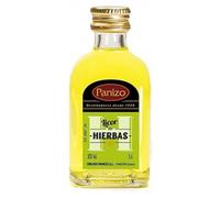 Miniatura de Licor de Hierbas de 5cl de capacidad. En formato especial con diseño muy cuidado, pensado para detalles.