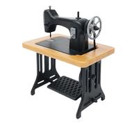 Miniatura De Máquina De Coser - De Mobiliario Vintage A Escala 1:24, Accesorios De Escena De Juego De Simulación para Decoración De La Casa | Muebles De Escritorio Decorativos para Sala De Esta