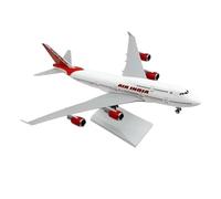 Miniatura De Resina para Avión B747 De 30 Cm Escala 1/240 De La India con Rueda Y Tren De Aterrizaje Aficionados Militares