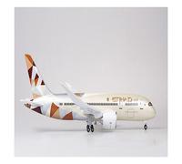 Miniatura del avión 1/130 Avión De Resina Plástica De Fundición A Presión Apto para B787 Dreamliner Altiha Modelo De Aviación Decoración Estática Avion con Soporte(A)