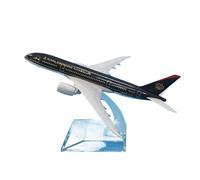 Miniatura del avión 16 Cm para Royal Jordanian Boeing 787 Avión De Juguete De Metal Fundido A Presión Modelo De Avión A Escala 1:400 Modelo en Miniatura