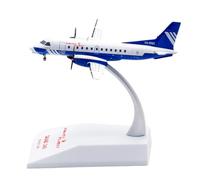 Miniatura del avión Avión de colección de aleación, Modelo de avión de Metal Fundido a presión Saab 340B, Escala 1:200, Juguete VQ-BGC con Soporte.