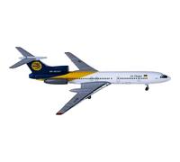 Miniatura del avión Avión de Metal Fundido a presión AC411189 Ukraine Airlines Tu-154 UR-85707, Escala 1:400, Juguete Coleccionable de Recuerdo, Regalo for niños.
