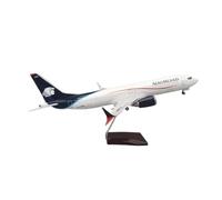 Miniatura del avión For 1/142 Scale Aeromexico Boeing 737MAX Die-Cast Resin Airplane Model Toy Collection Display Gift(Withlight)