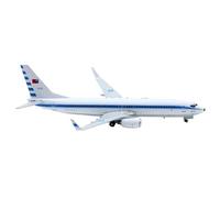 Miniatura del avión For Modelo de avión a Escala 1:200, Boeing B737-800 de la Fuerza Aérea, Modelo de avión de Metal Fundido a presión Coleccionable con Soporte