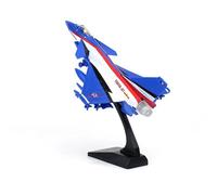 Miniatura del avión For Modelos de Aviones de aleación J-10 J-20, vehículo Militar con Sonido y luz, Miniatura de Caza de Metal extraíble, Regalo de colección for niño(J10 Blue)