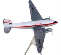 Miniatura del avión Kit de avión a Escala 1:200 Qantas Douglas DC-3 VH-EBU, Modelo de avión de aleación, Juguete Coleccionable