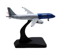 Miniatura del avión Kit de avión de Juguete a Escala 1:400 for coleccionistas, Airbus A320 de ITA, Modelo de avión de Metal Fundido a presión con Soporte.