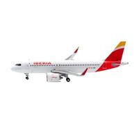 Miniatura del avión Kit de avión de Juguete a Escala 1:400, Iberia Airlines A320 EC-NDN, Modelo de avión de Metal Fundido a presión, Regalo Coleccionable for Aficionados.