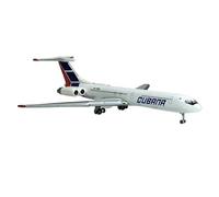 Miniatura del avión Kit de avión de Juguete a Escala 1:500 IL-62M, Modelo de avión de aleación de aviación Cubana, colección de Modelos de Aviones