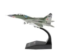 Miniatura del avión Kit de avión de Juguete a Escala 1:72, helicóptero MiG-29, Modelo de avión Militar, Modelo de avión de aleación con Soporte de exhibición.