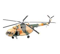 Miniatura del avión Kit de avión de Juguete a Escala 1/72, Modelo de helicóptero de Resina fundida a presión del Equipo de búsqueda del ejército Mi-8, Juguete Coleccionable