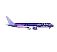 Miniatura del avión Kit de avión de Juguete de Metal Fundido a presión B787-9 de Riyadh Aviation, Modelo Coleccionable a Escala 1/400.
