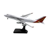 Miniatura del avión Kit de Modelo de avión de pasajeros a Escala 1:400 de Kalitta Air Interactive Aviation Boeing B747-400F, Modelo de avión de Metal Fundido a presión.