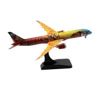Miniatura del avión Modelo Coleccionable A Escala 1:400 del Año del Tigre, Modelo De Avión De Metal Fundido A Presión Boeing B787-9 con Soporte Modelo en Miniatura