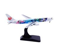 Miniatura del avión Modelo Coleccionable A Escala 1:400 del Boeing B767-300 Japan Airlines JAL,Modelo De Avión De Metal Fundido A Presión con Soporte Modelo en Miniatura
