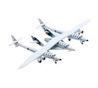 Miniatura del avión Modelo Coleccionable De Aleación A Escala 1:200 para Nave Espacial VG Scaled Composites 348 White Knight ǁ New Paint con Soporte Modelo en Miniatura