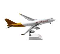 Miniatura del avión Modelo De Avión A Escala 1:200 De Aleación De Metal para El Modelo B-HUS del Boeing B747-400BCF De Hong Kong Airlines con Soporte Modelo en Miniatura