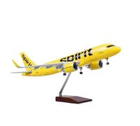 Miniatura del avión Modelo de avión A320neo, colección de Aviones, 47 cm, Escala 1/80, con Luces, Ruedas y Tren de Aterrizaje.(Withlight)