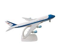 Miniatura del avión Réplica del Air Force One B747 de Metal Fundido a presión de 20 cm, Escala 1:400, con Adornos for el Tren de Aterrizaje.