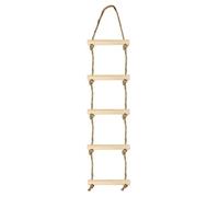 Miniatura Escalera de Cuerda, Escalera para Casa de Muñecas, Accesorios para Casa de Muñecas, Accesorios Puerta de Gnomo, Puerta Elfo Navidad para Deco Puertas Gnomos Navideña