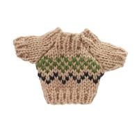 Miniatura para casas de muñecas y oficinas o vales de regalo · DIY Miniwelt · Mini Jersey 3,5 x 5 cm, estampado natural