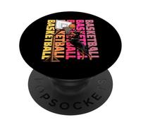 Miniatura Pinscher Baloncesto Deportes Perro Amante PopSockets PopGrip Adhesivo