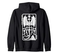 Miniatura Pintura Fantasía Mini Pintor Divertido Dragón Modelo Sudadera con Capucha