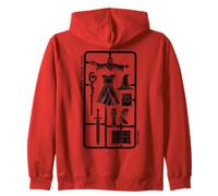 Miniatura Pintura Fantasía Mini Pintor Divertido Mago Modelo Sudadera con Capucha