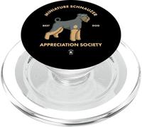 Miniatura Schnauzer Apreciación Sociedad - Amante de los Perros PopSockets PopGrip para MagSafe
