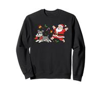 Miniatura Schnauzer Santa Claus Botas Navidad Mujer Hombre Sudadera