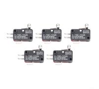 Miniatura V-155-1C25 Kit de interruptor de límite 5 piezas 250V 15A autorreinicio para sensores de puerta de ascensor y paradas de transportador