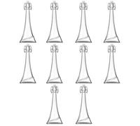 Miniaturas de cristal Aida, 4 cl, 19 x 7,5 cm, lote de 10, regalo para invitados a boda, diseño delgado con tapón