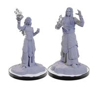 Miniaturas maravillosas de Nolzur para WizKids D&D: Miniaturas sin pintar de magos elfos de Dungeons and Dragons
