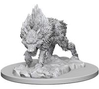 Miniaturas Sin Pintar Pathfinder Deep Cuts (W4) Lobo Terrible