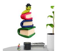 Miniaturbücher, Mini-Harzbücher Entzückende Mini-Raupenstatue aus Kunstharz