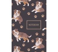 Miniature American Shepherd Pattern: College Journal with 120 Pages, 6 x 9 - Perfect for Dog Lovers and Mini American Enthusiasts